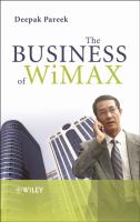 The business of WiMAX /