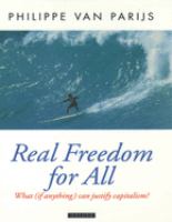 Real freedom for all : what (if anything) can justify capitalism? /