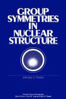 Group symmetries in nuclear structure /