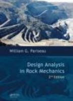 Design analysis in rock mechanics /