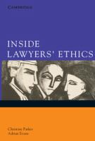 Inside lawyers' ethics /