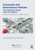 Connected and autonomous vehicles : the challenges facing cities and regions /