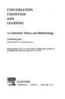Conversation, cognition and learning : a cybernetic theory and methodology.