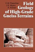 Field geology of high-grade gneiss terrains /