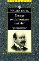 Essays on literature and art /