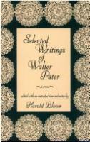 Selected writings of Walter Pater /