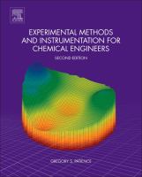 Experimental methods and instrumentation for chemical engineers /