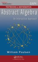 Abstract algebra : an interactive approach /