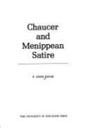 Chaucer and Menippean satire /
