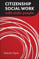Citizenship social work with older people /