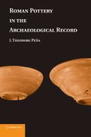 Roman pottery in the archaeological record /