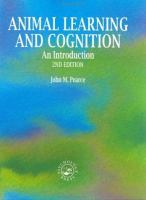 Animal learning and cognition : an introduction /