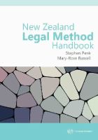 New Zealand legal method handbook /