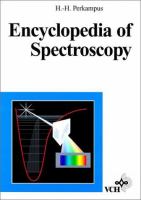Encyclopedia of spectroscopy /