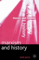 Marxism and history /