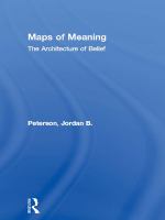Maps of meaning : the architecture of belief /