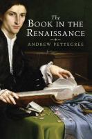 The book in the Renaissance /