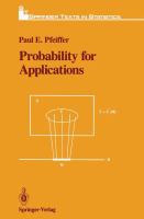 Probability for applications /