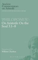 On Aristotle On the Soul 3.1-8 /