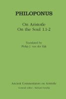 On Aristotle on the soul 1.1-2 /