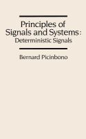 Principles of signals and systems : deterministic signals /