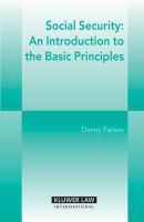 Social security : an introduction to the basic principles /