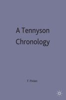 A Tennyson chronology /