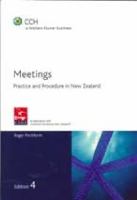 Meetings practice and procedure in New Zealand /