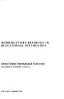 Operant conditioning in the classroom : introductory readings in educational psychology /