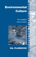 Environmental culture : the ecological crisis of reason/