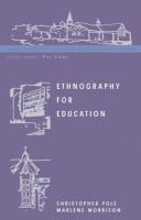 Ethnography for education /