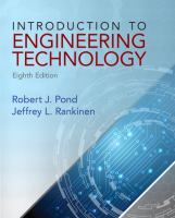 Introduction to engineering technology /