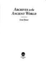 Archives in the ancient world.
