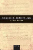 Wittgenstein's notes on logic /