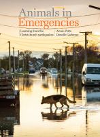 Animals in emergencies : learning from the Christchurch earthquakes /