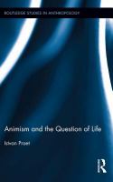 Animism and the question of life
