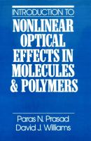 Introduction to nonlinear optical effects in molecules and polymers /