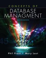 Concepts of database management /