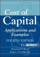Cost of capital applications and examples /