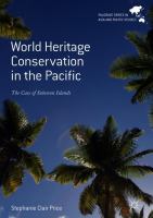 World Heritage conservation in the Pacific : the case of Solomon Islands /