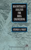 Discontinuity analysis for rock engineering /