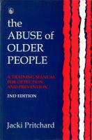 The abuse of older people : a training manual for detection and prevention /