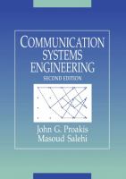Communication systems engineering /
