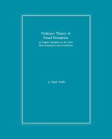 Ptolemy's theory of visual perception : an English translation of the Optics /