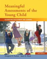 Meaningful assessments of the young child : celebrating development and learning /