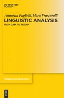 Linguistic analysis from data to theory /