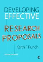 Developing effective research proposals