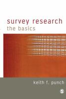 Survey research : the basics /