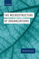 The microstructure of organizations /