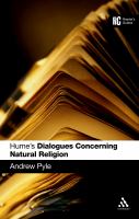 Hume's Dialogues concerning natural religion : reader's guide /
